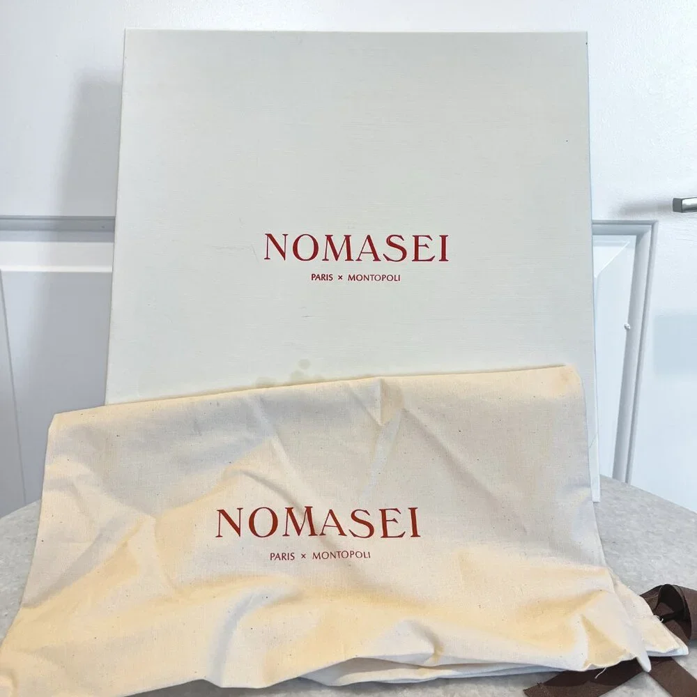 Nomasei Armada Ankle Boots in White Calfskin Leather, EU 39, NIB